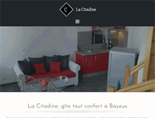 Tablet Screenshot of la-citadine-bayeux.com